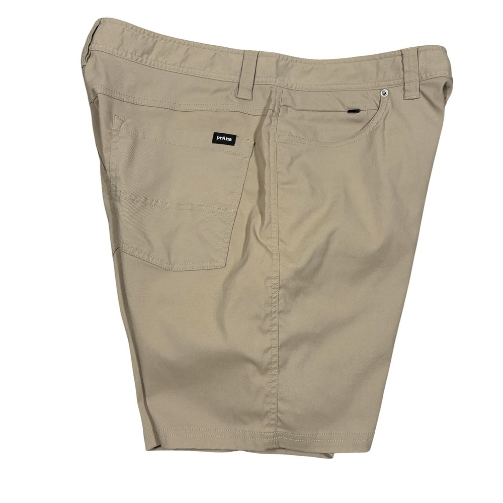 Prana Stretch Zion 5 Pocket Shorts Mens 36x8 Nylon Stretch Hiking Golf Sandbar